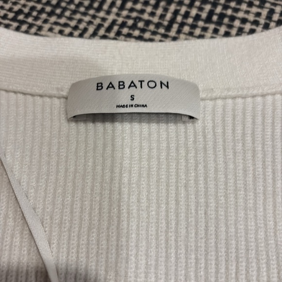 Babaton Aritzia white summer cardigan - Picture 2 of 7